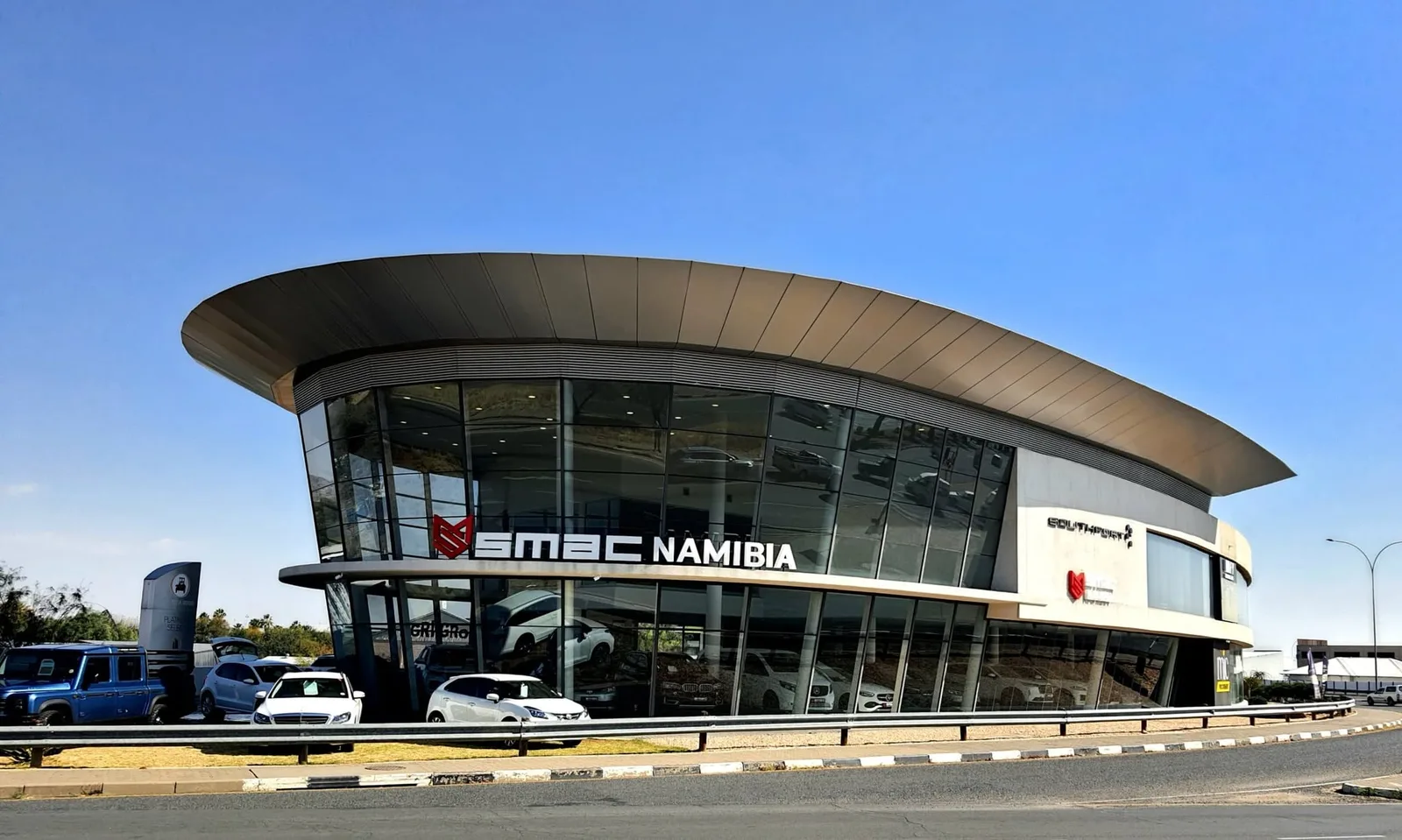 SMAC Namibia showroom in the Southport Building, Windhoek